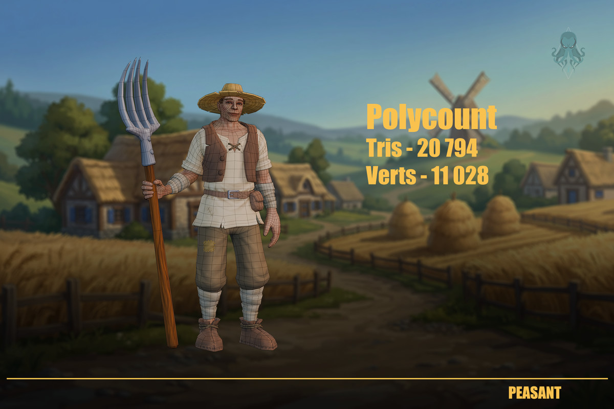 Stylized Modular Peasant