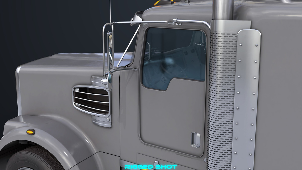 Heavy Truck Chassis 07 Generic Grey URP HDRP Textures