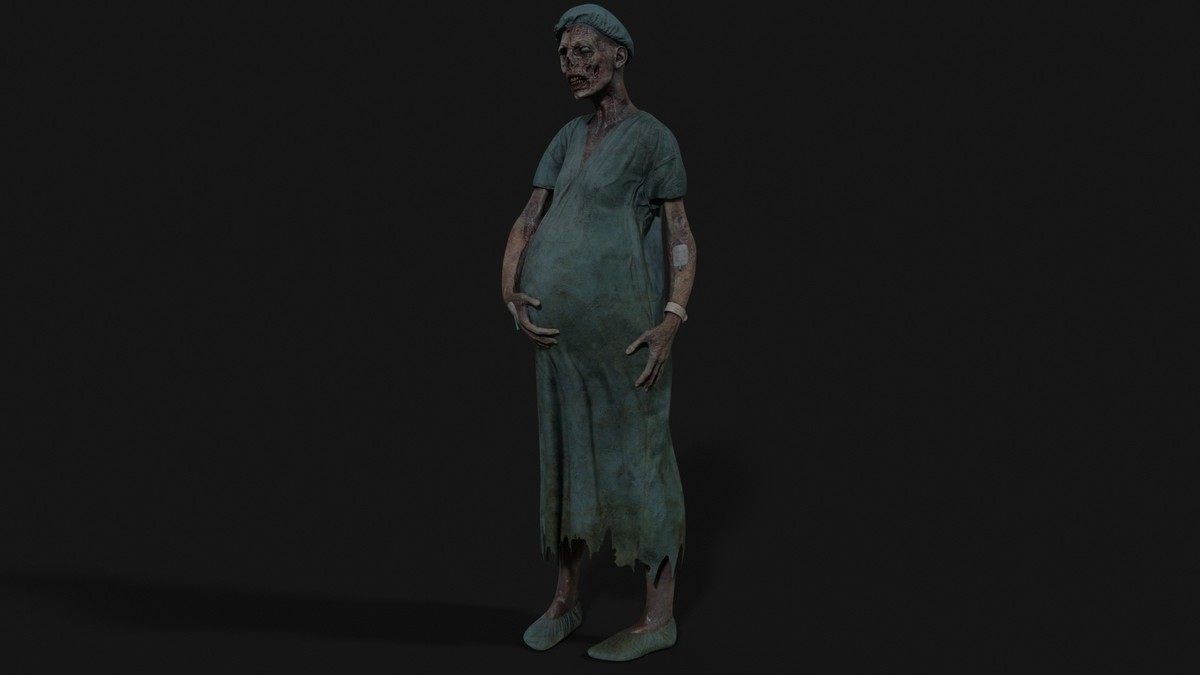 Pregnant Walker — Zombie Hospital Collection