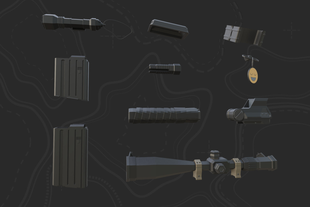Low Poly Weapon Bundle Pack V