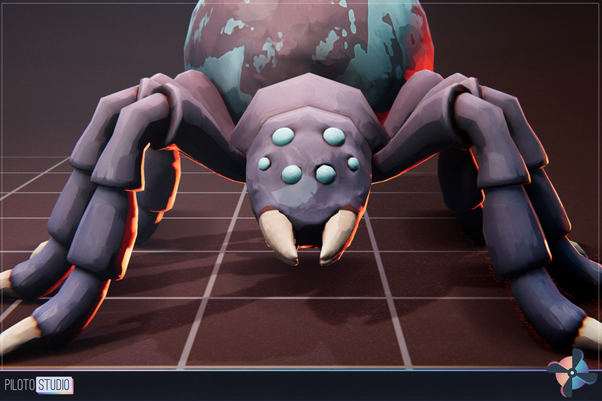 Spider Basic - 3 Characters + Animations