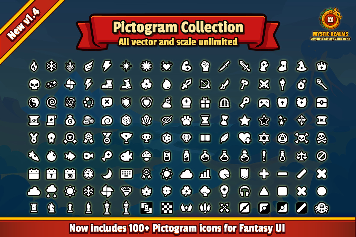 Mystic Realms: Premium Fantasy UI System