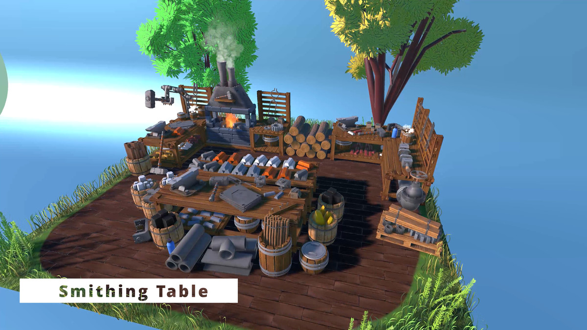 Ultimate Crafting Stations Pack - Stylized - Low Poly - 100% Modular