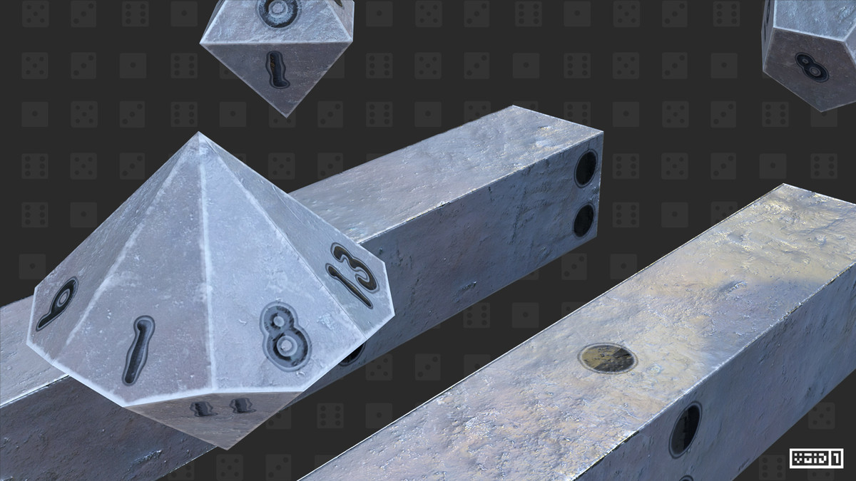 Rounded 3D Dice Models PRO