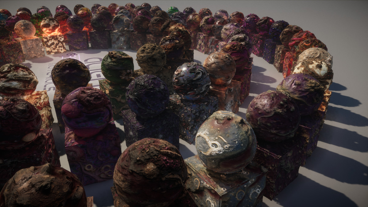 Alien Ground Materials - Infected