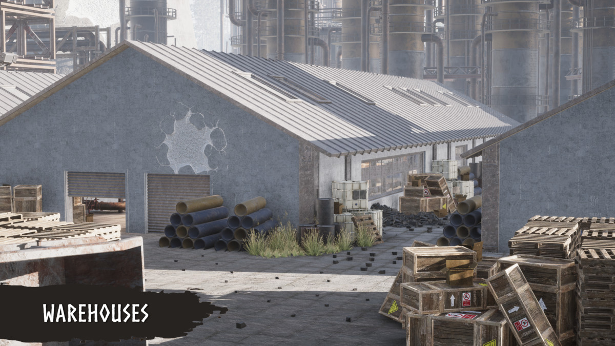 Industrial Factory (Factory, Warehouse, Industrial Factory, Modular Factory)