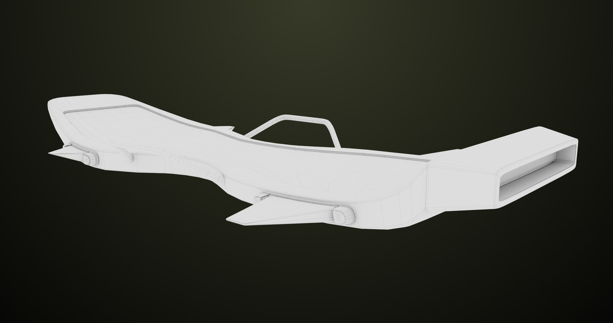 Sci Fi Hoverboard 7 URP HDRP Textures