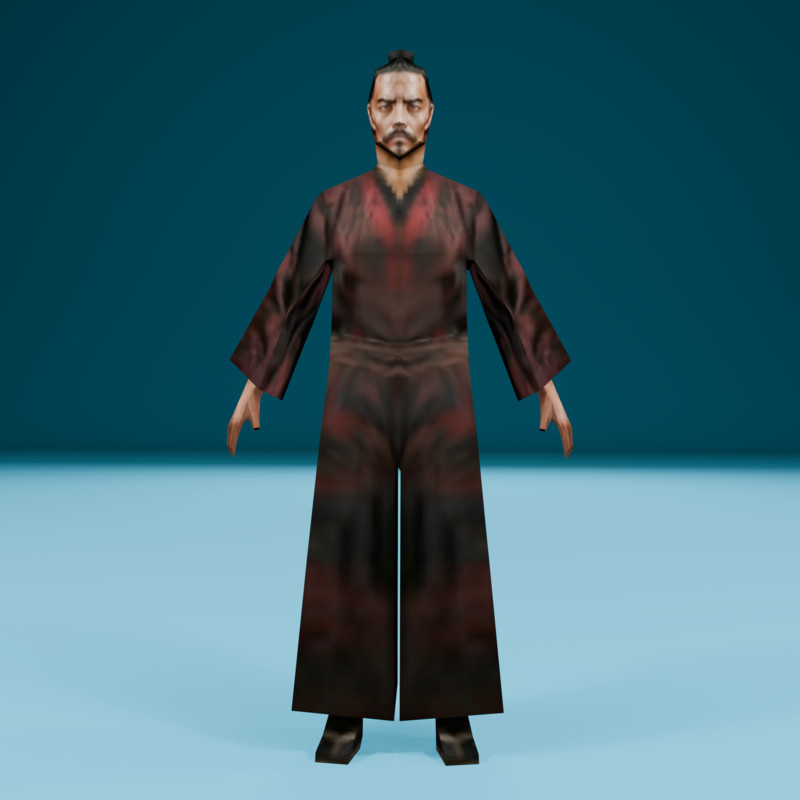 Low Poly Samurai Starter Pack