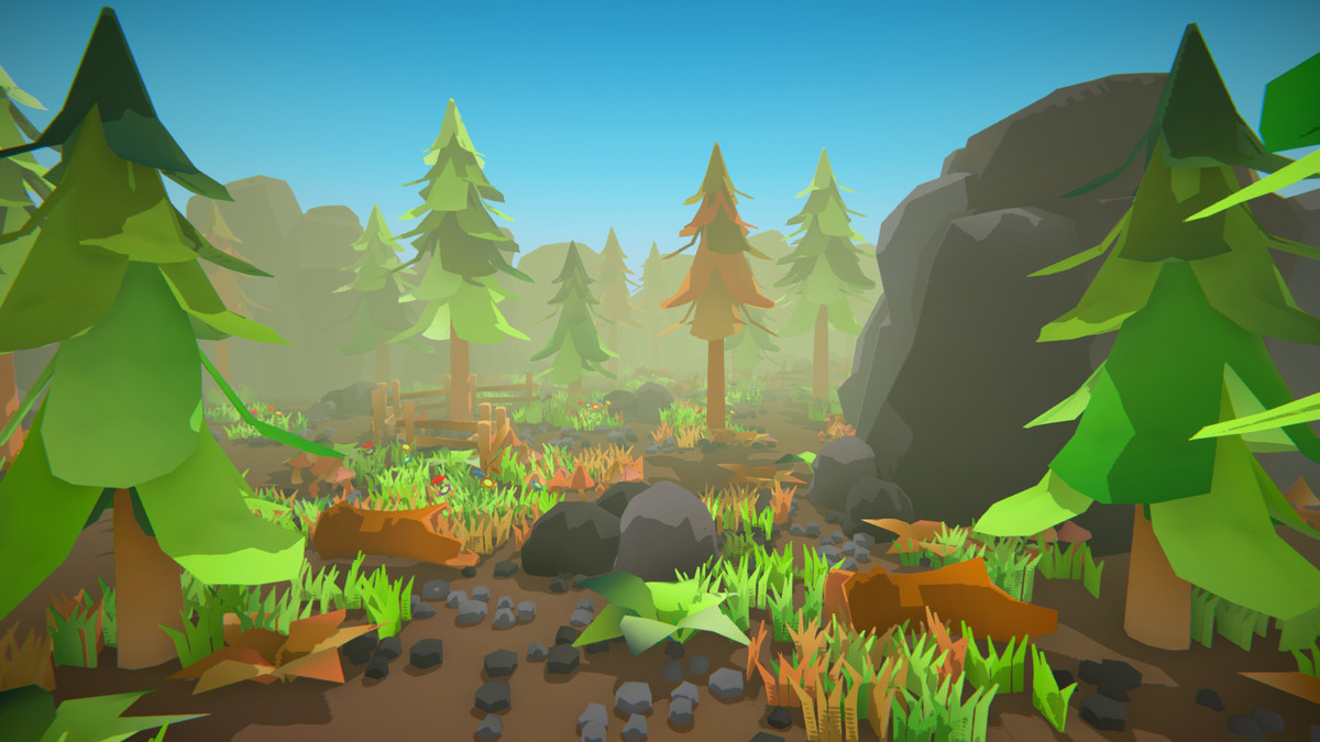 Polygonal Woodlands Nature Asset Package