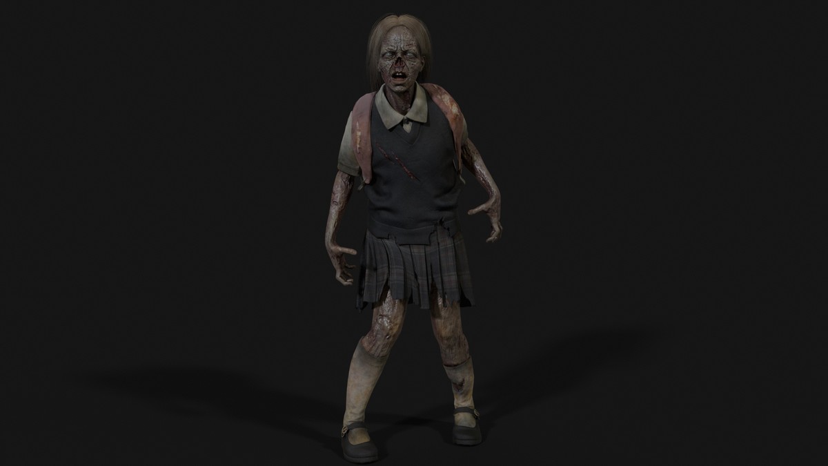 Gradeschooler Girl — American School Zombie Collection