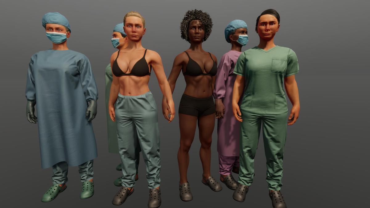 Nurse & Surgeon Woman