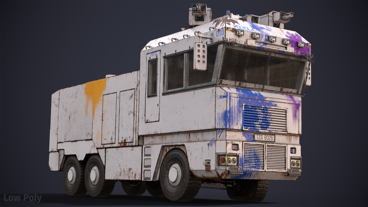 Police Car Water Cannon