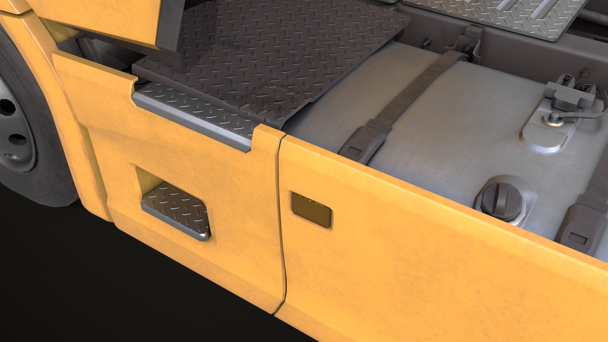 Chassis 06 Yellow URP HDRP Textures