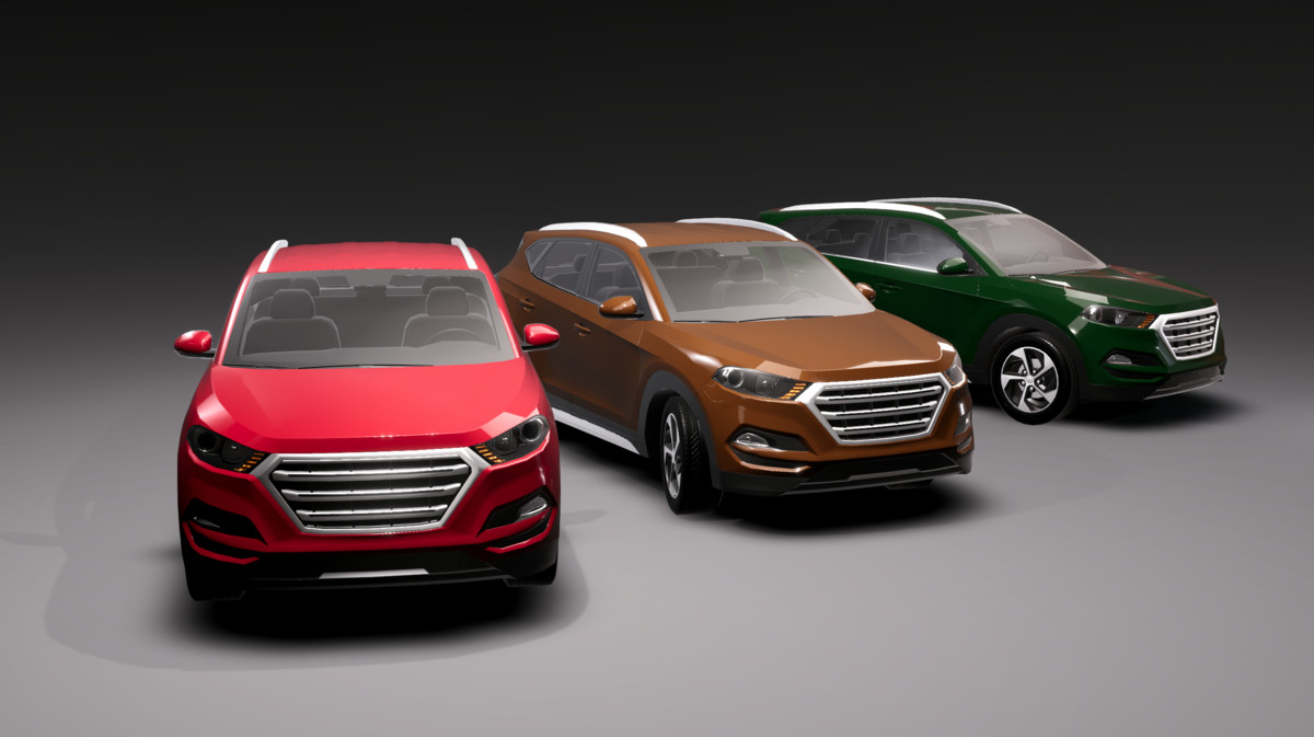 Realistic Car - SUV Compact Mid-2010s