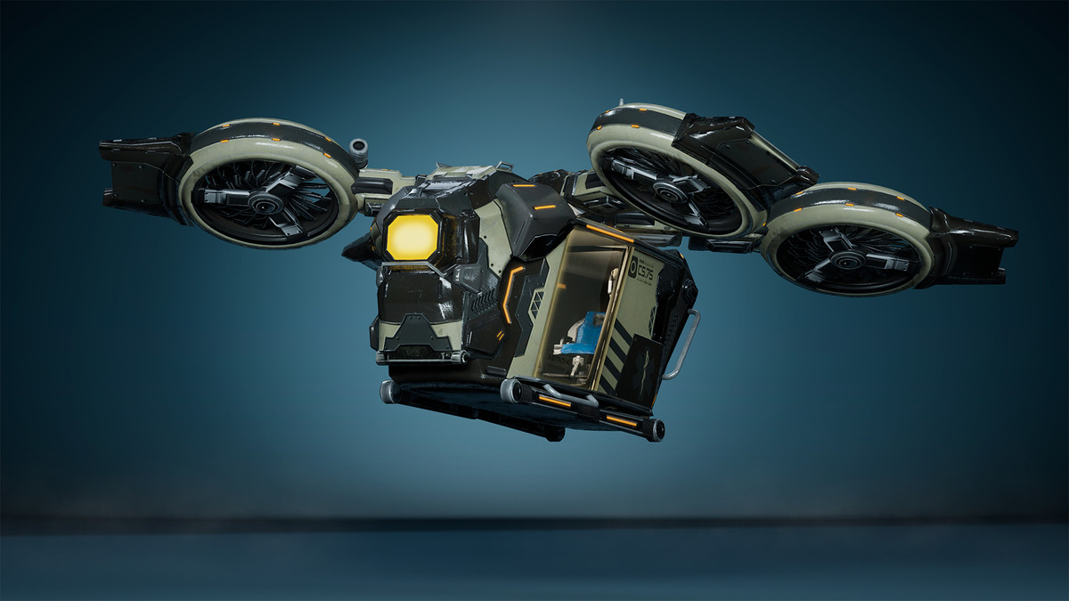 Sci-Fi Medic Helicopter