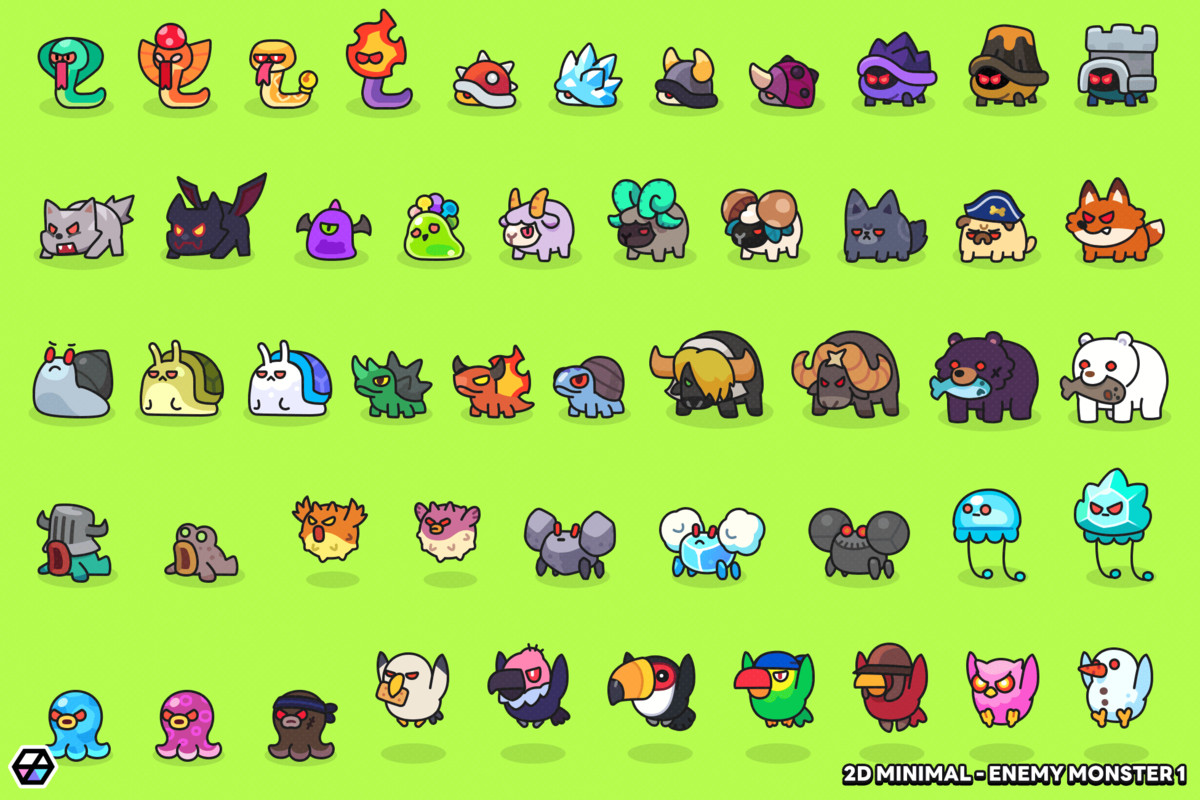 2D Minimal - Enemy Monster1