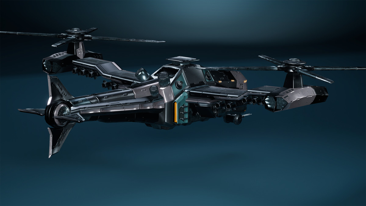 Sci-Fi Transport - Military Helicopter