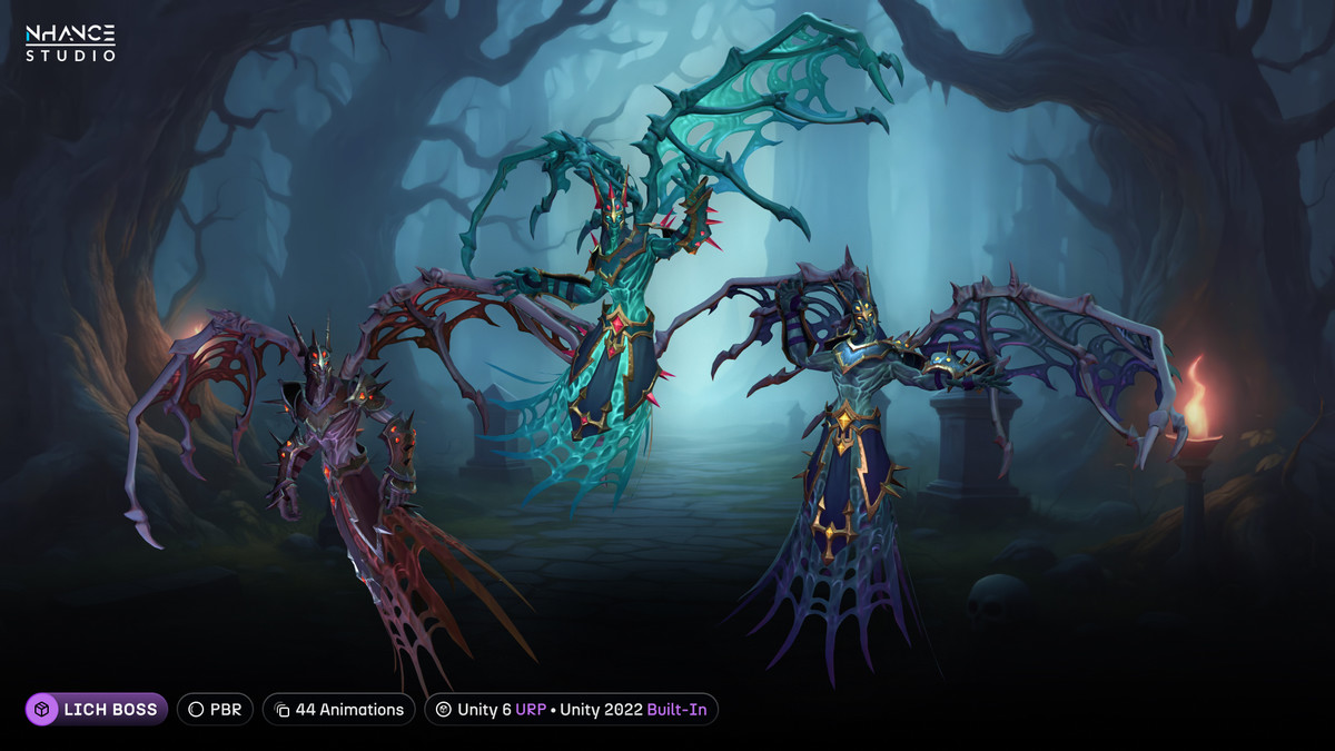 Stylized Fantasy Undead Characters Bundle