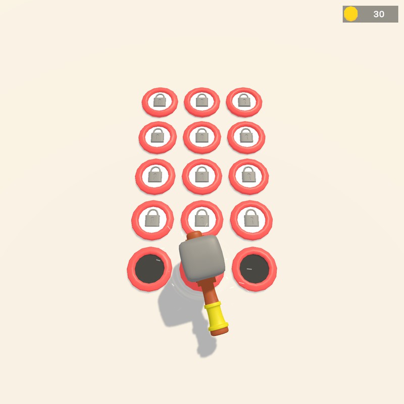 Simple whack a mole template