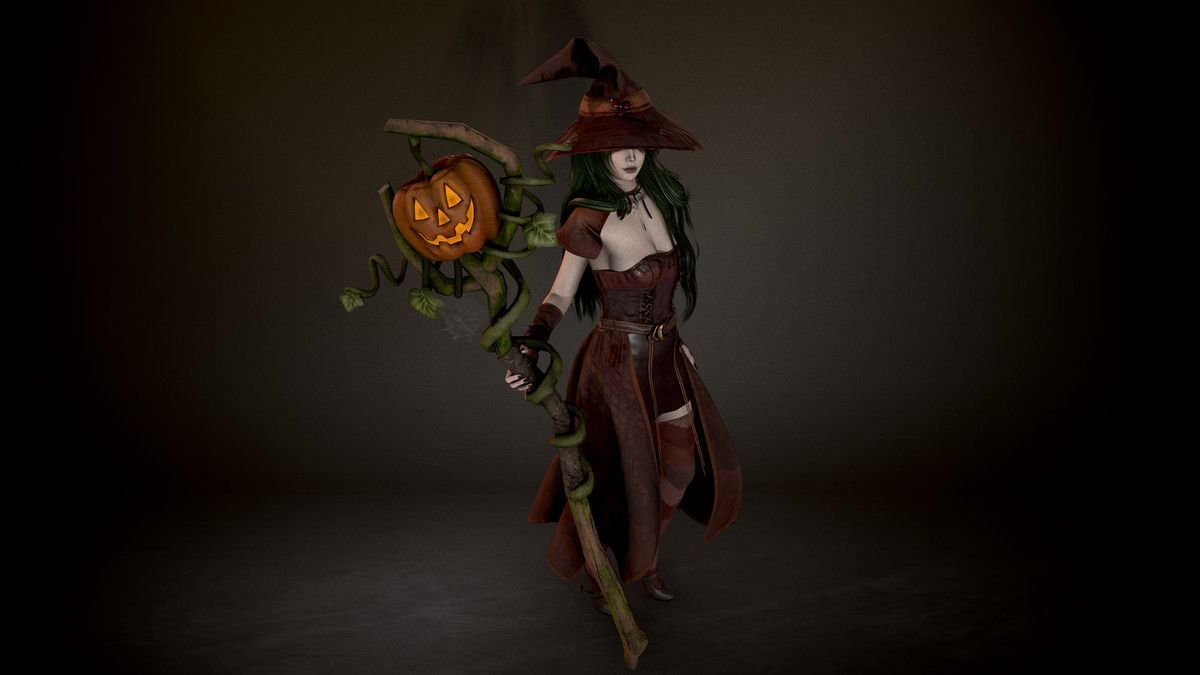 Witch 3D Character