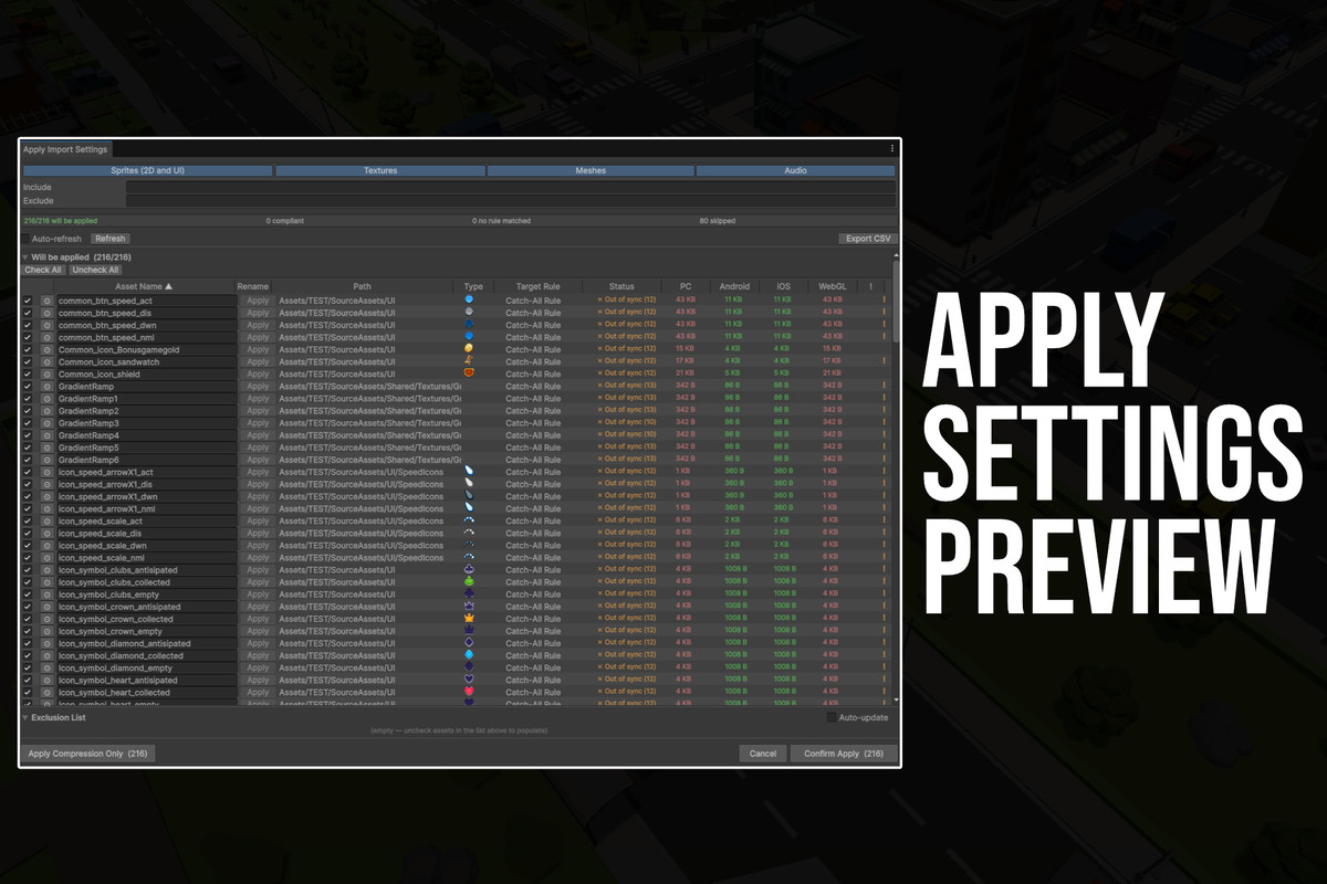 Import Suite: Automate Import Settings