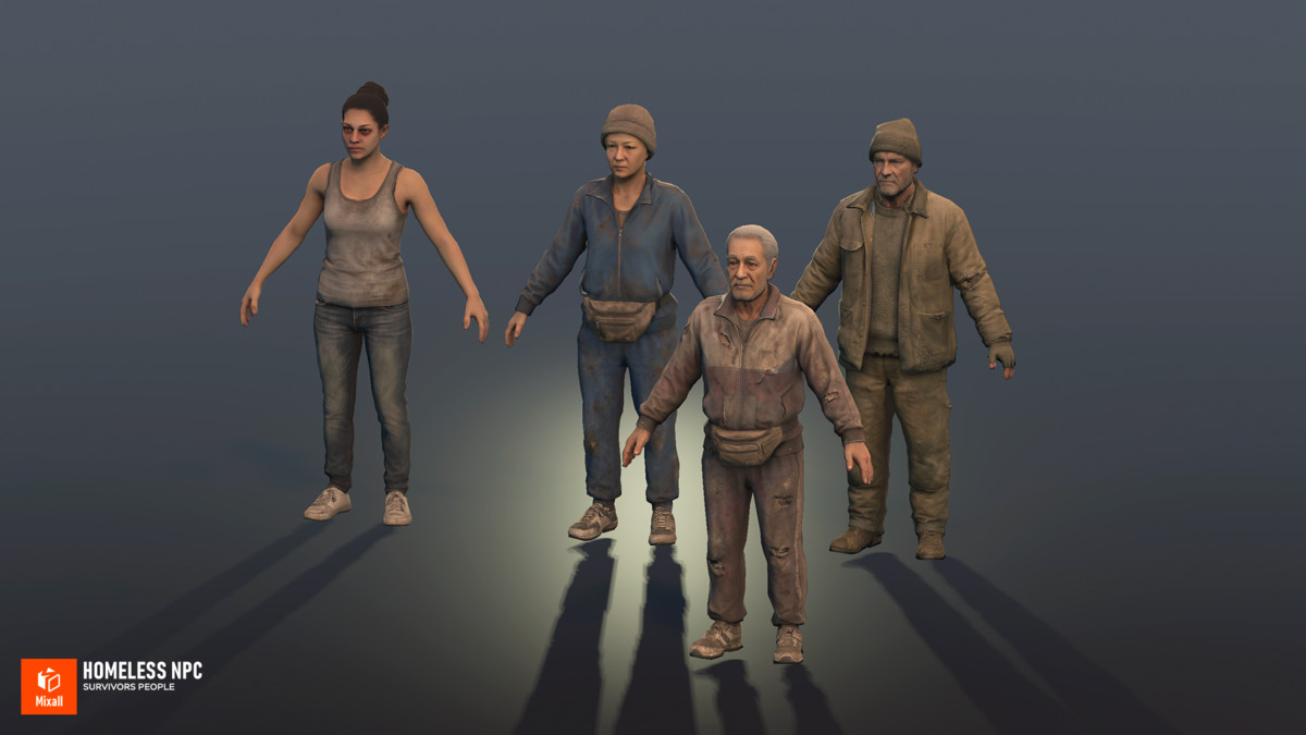 Homeless NPC - survivors people