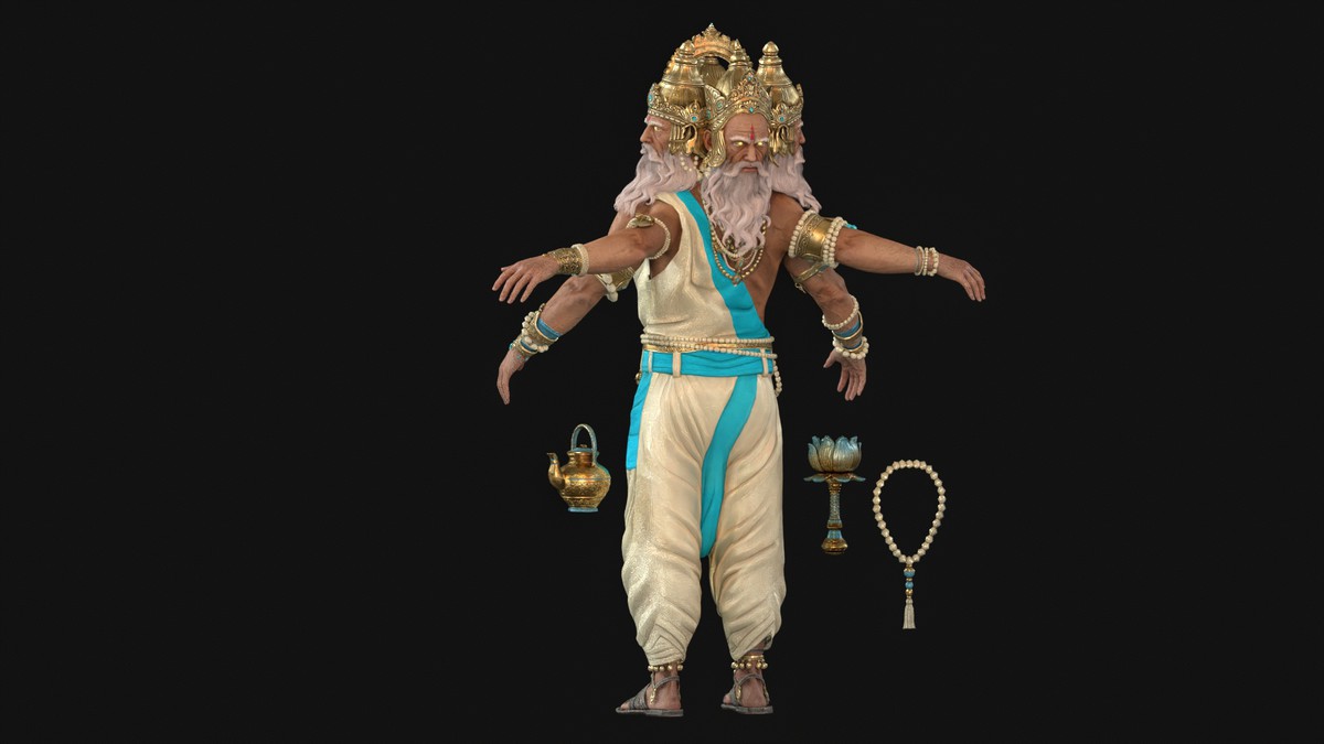 Indian God Brahma