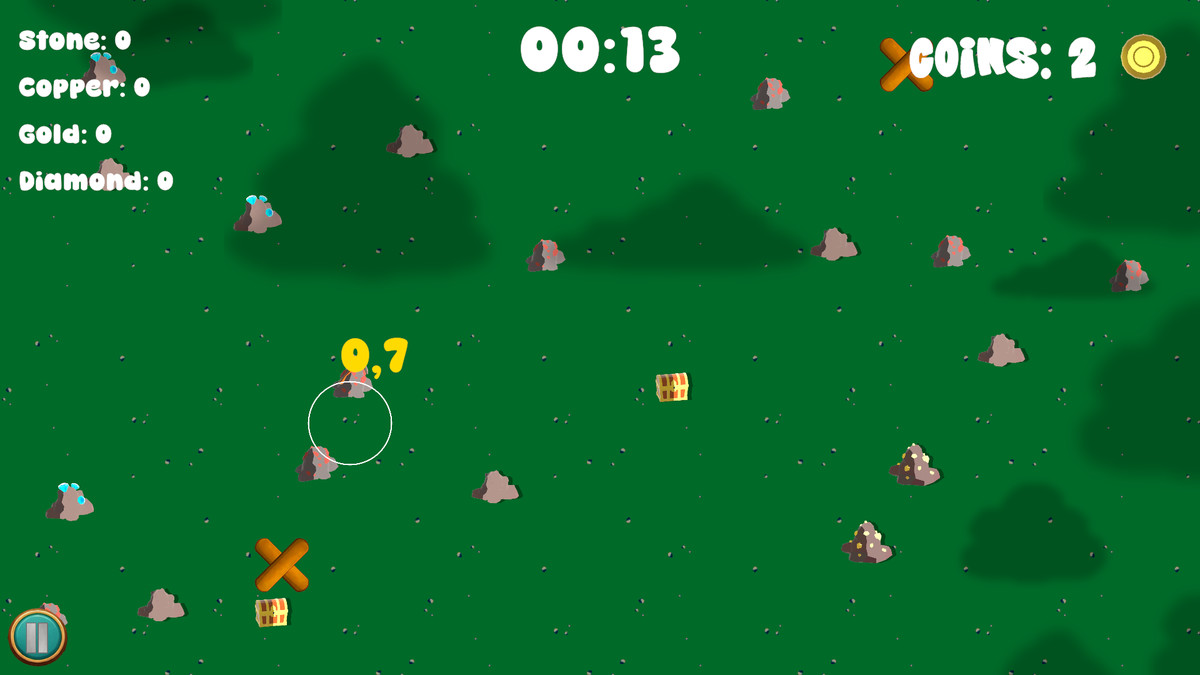 Incremental Node Mining 2D Template Full Game Example
