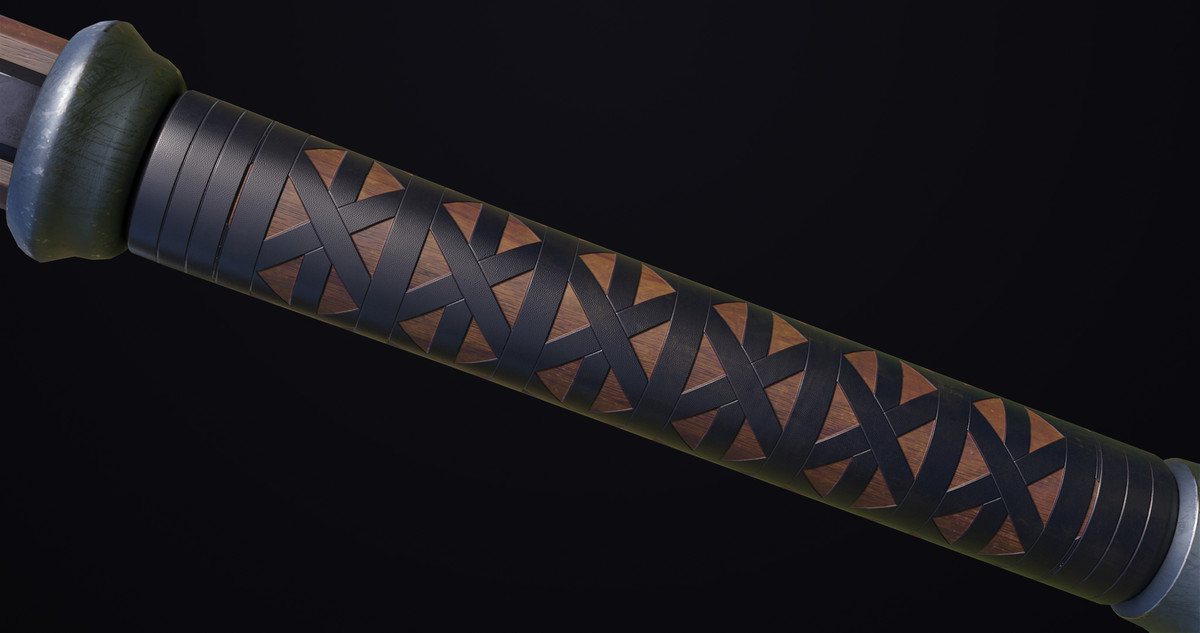 Battle Axe 14 Blue URP HDRP Textures