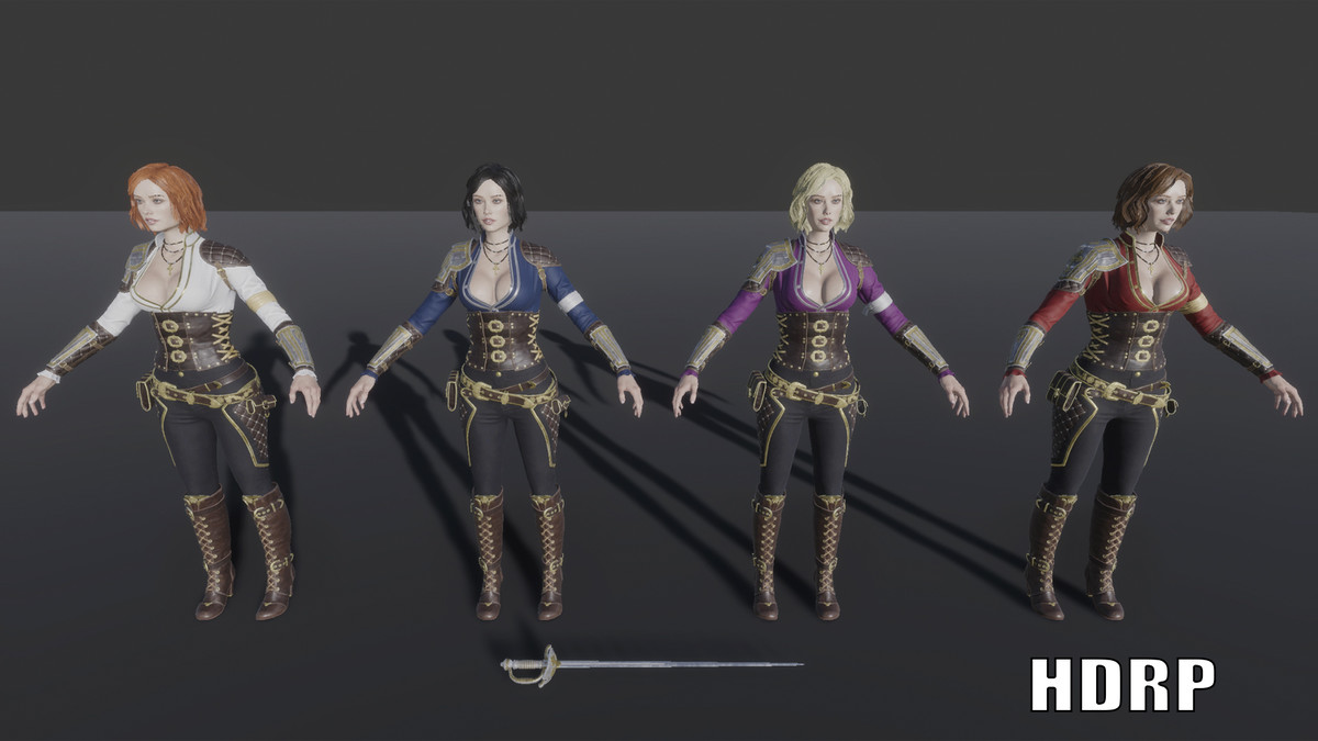 Sword Master - RPG/Semi-Realistic/Female Fantasy Character