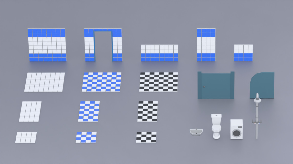Low Poly Modular Bunker