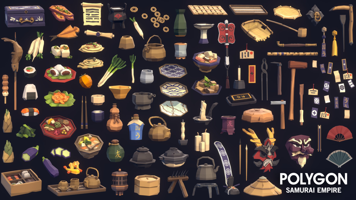 Samurai Empire - Synty POLYGON - Stylized Low Poly Assets