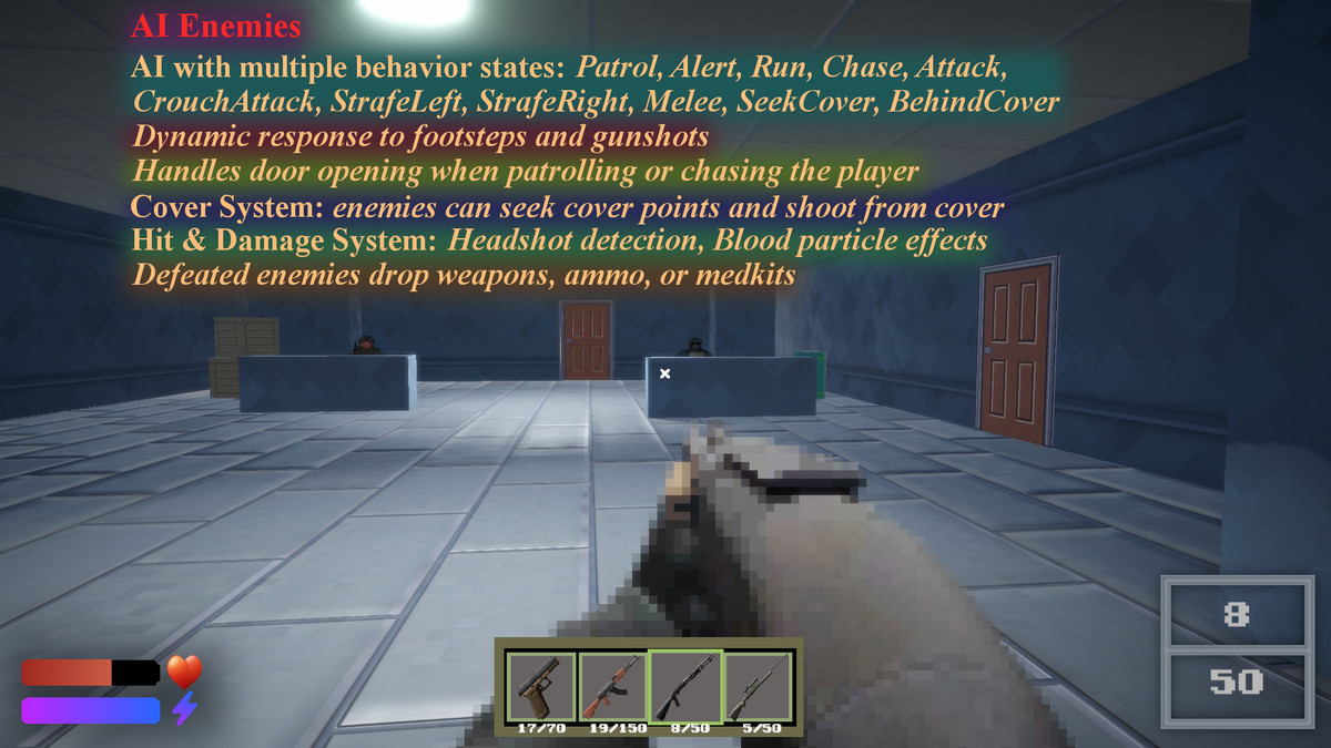 Retro FPS Kit - Weapons/Characters/Inventory