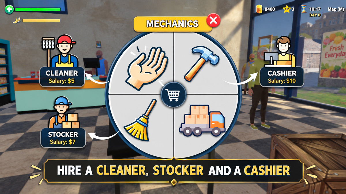 Market, Shop, Store and Retail Game Creator for Both PC and Mobile Platforms