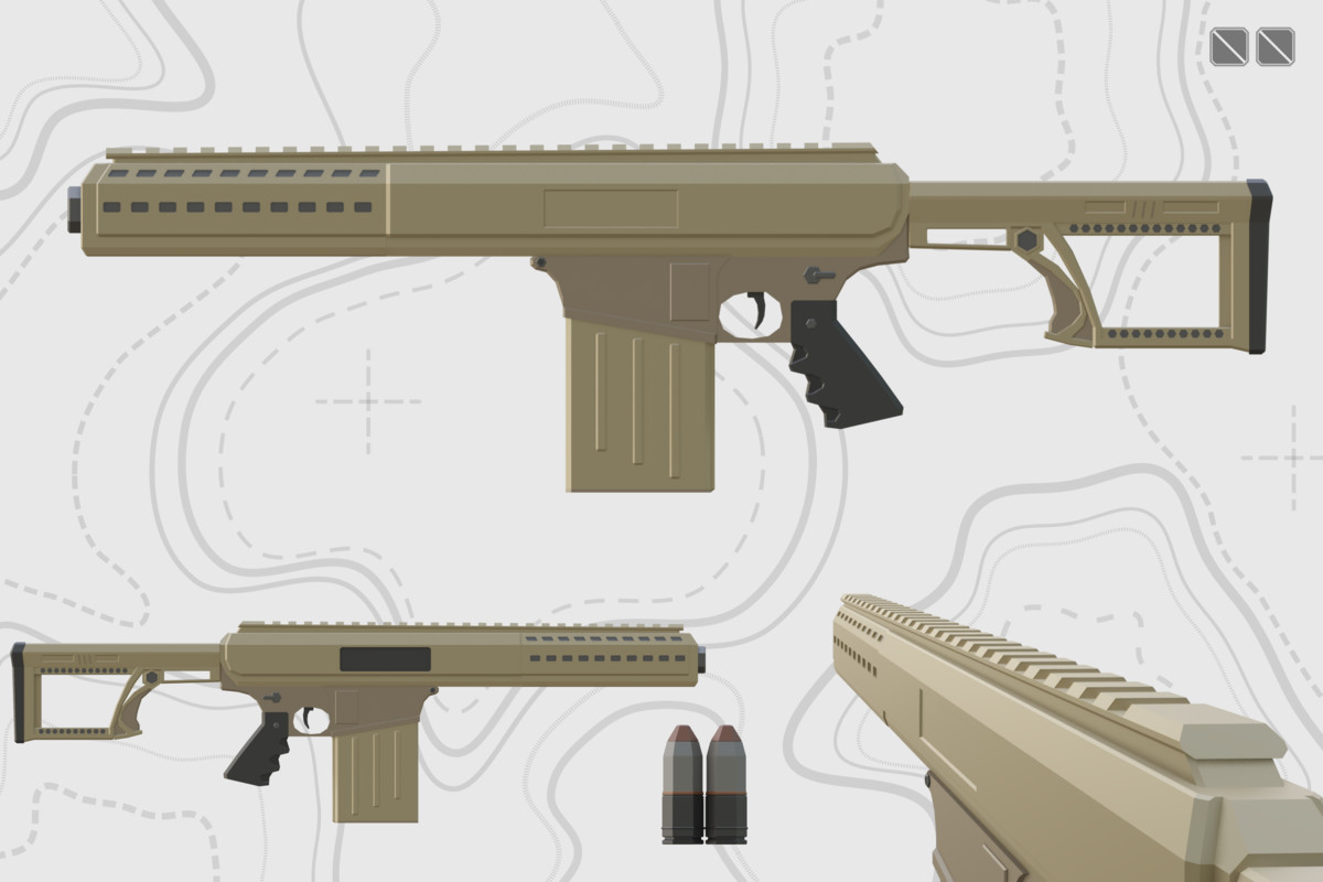 Low Poly Weapon Bundle Pack Fin