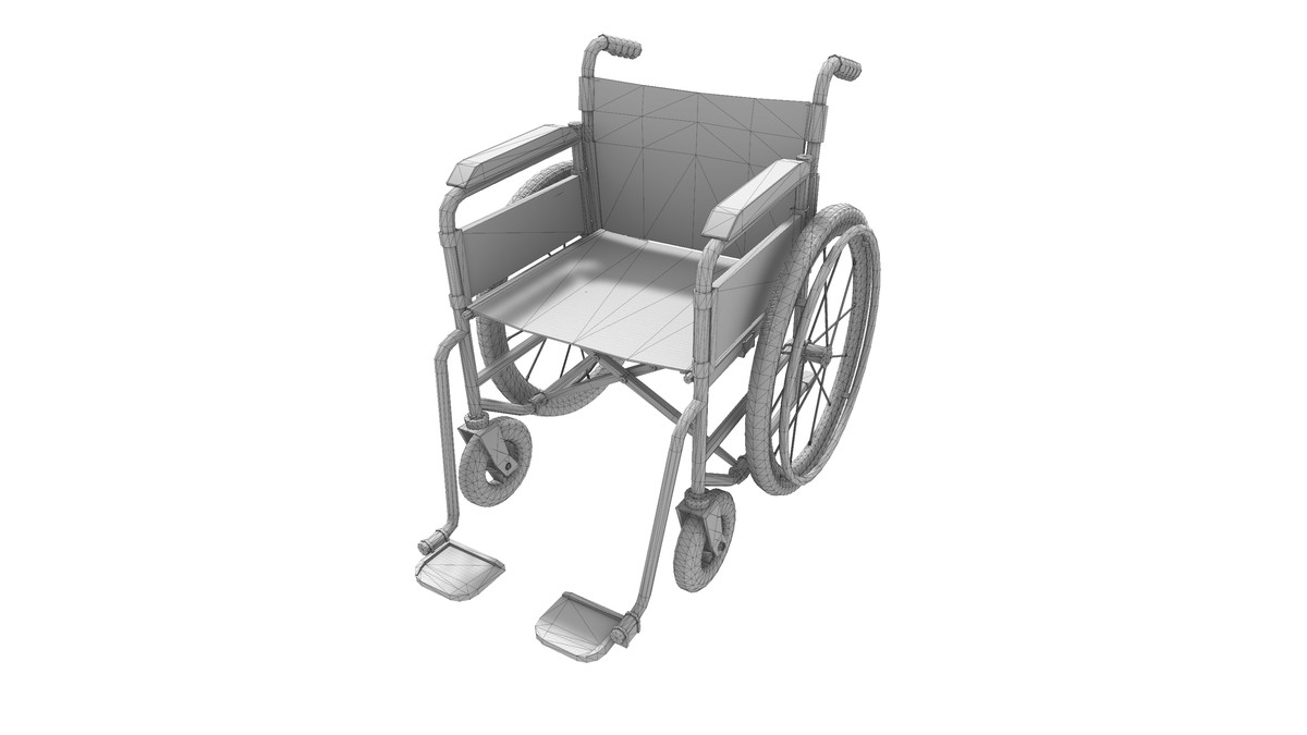 Wheel Chair 3D Model