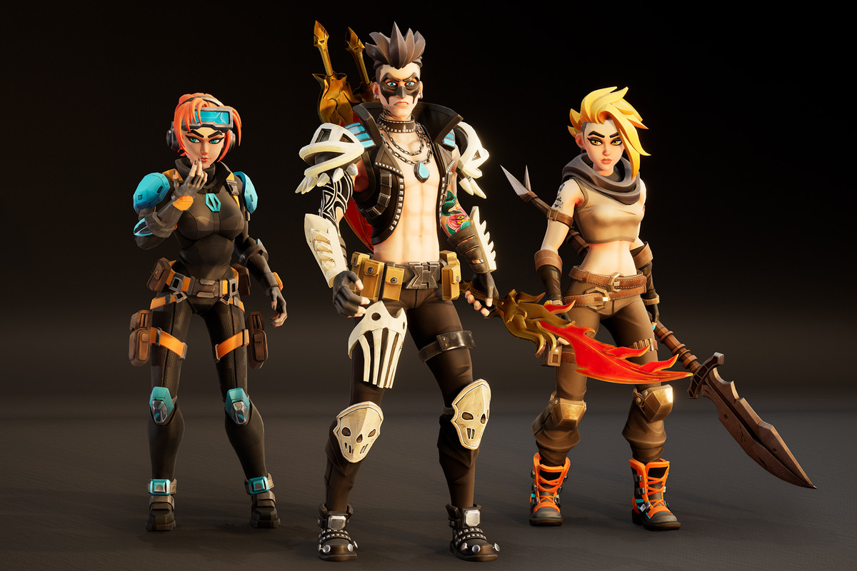 Stylized Hero Characters Pack vol.3 – 3 Game-Ready Heroes (9 Skins)