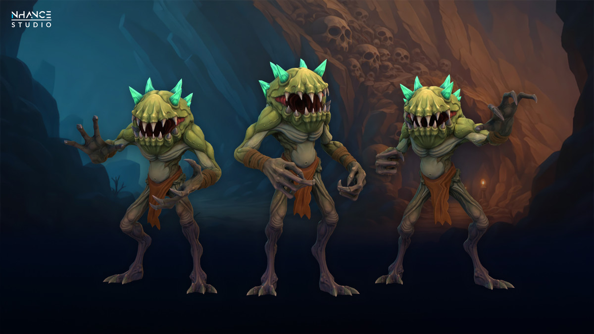 Stylized Cave Monster