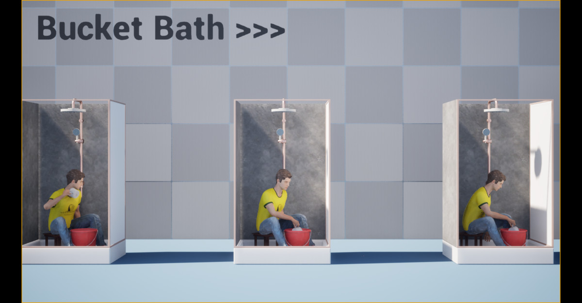 Shower NPC Animation