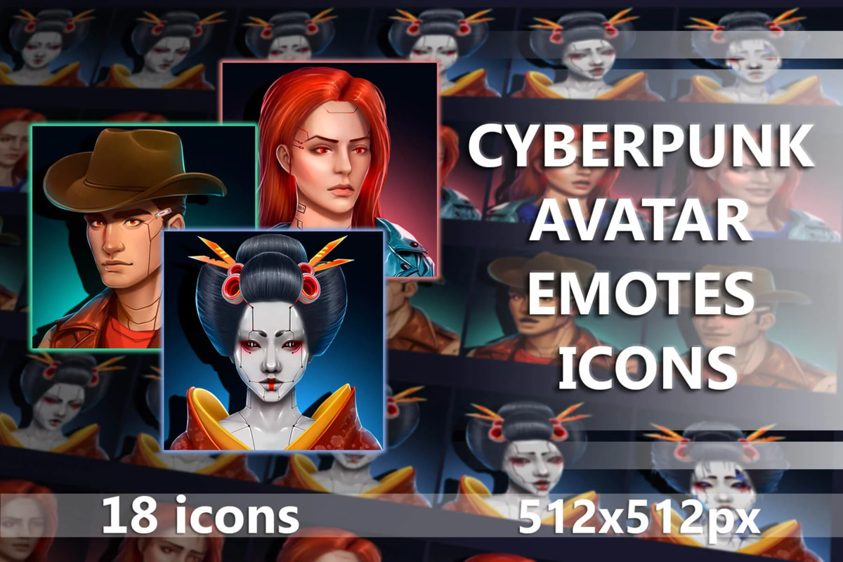 2700 Cyberpunk RPG Icons Pack