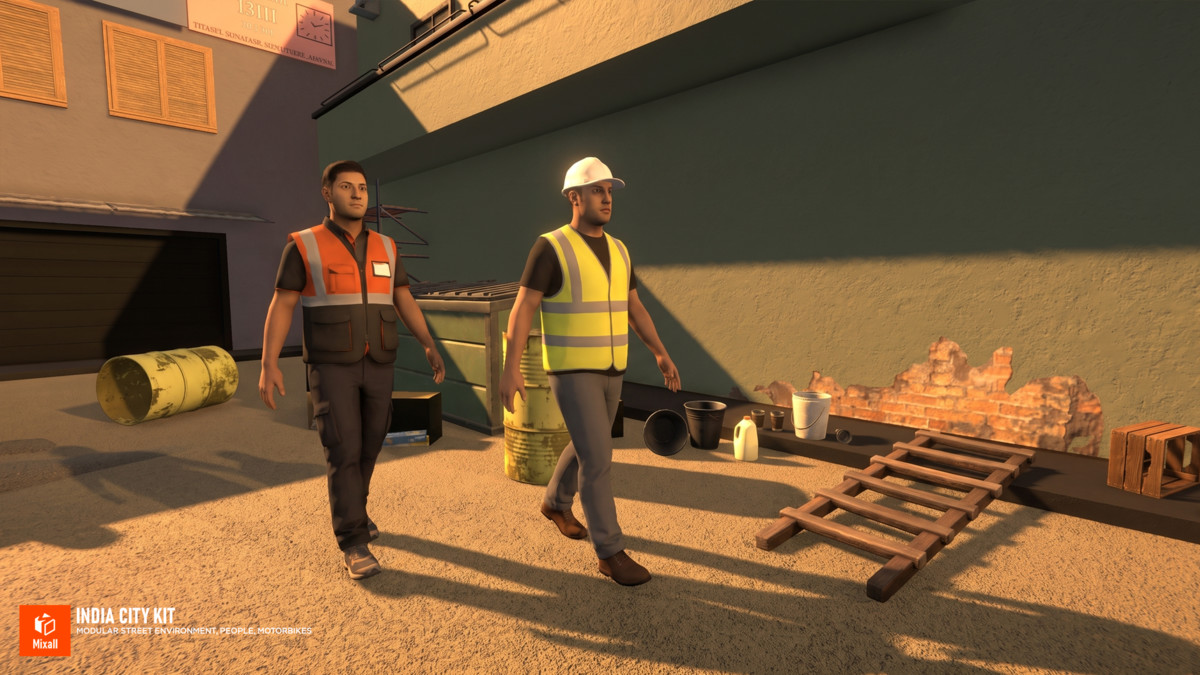 India City Kit - Modular Street Environment, People, Motorbikes