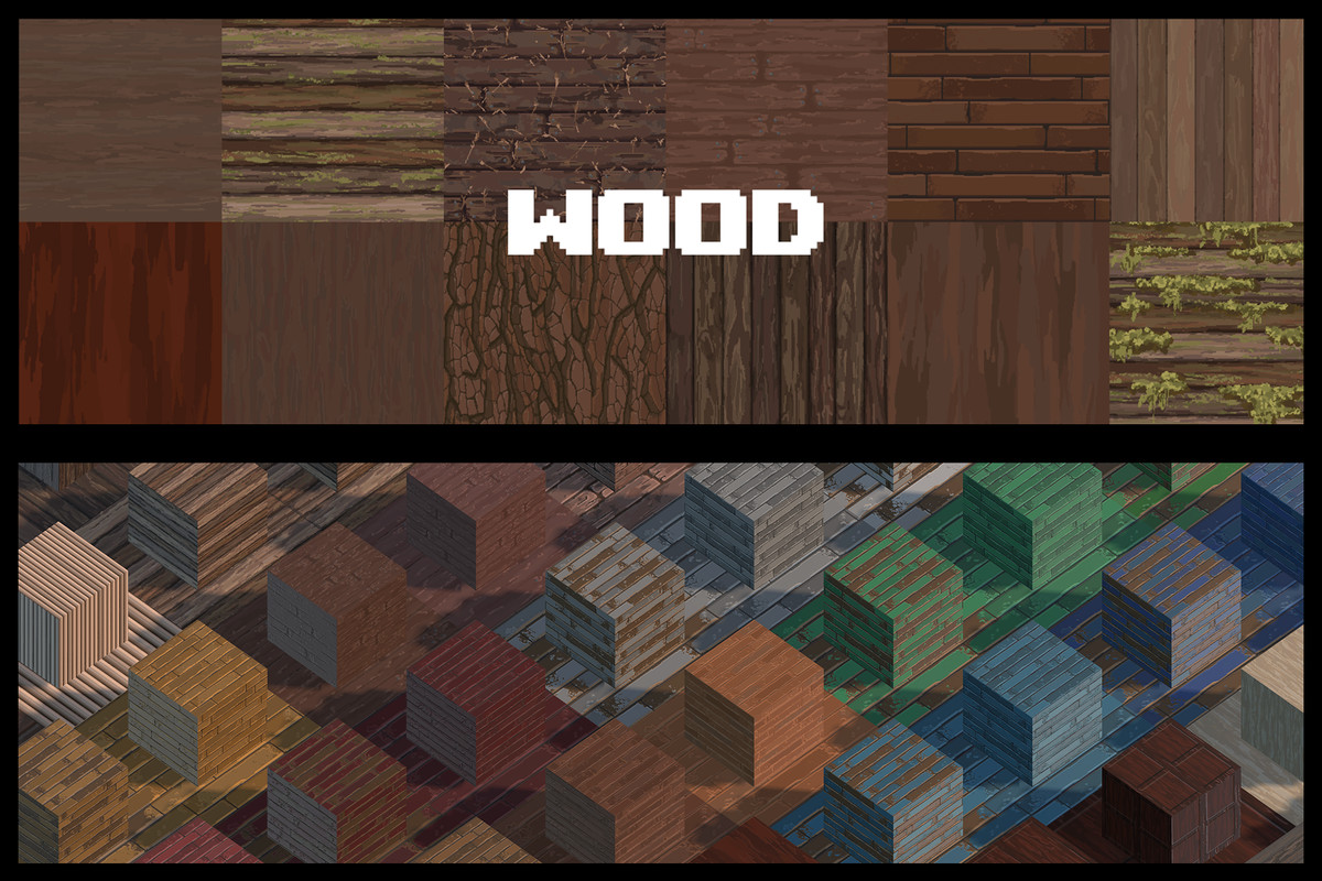 Retro Pixel Art Texture Pack