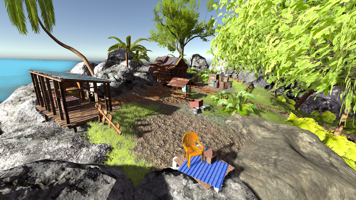 South Pacific Island - Map