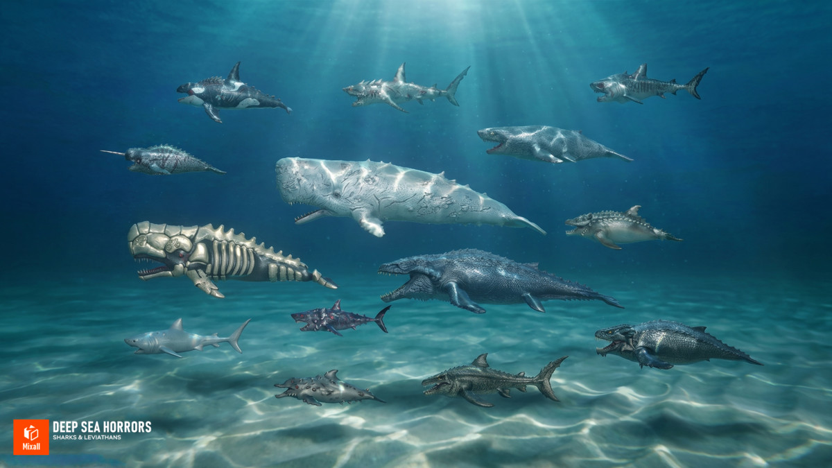 Deep Sea Horrors — Sharks & Leviathans