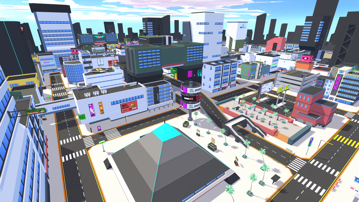 LowPoly Cyberpunk City