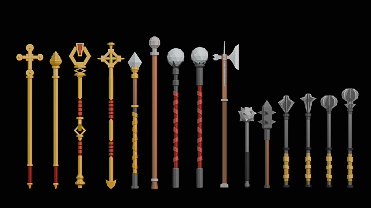 3D Game Kit-Medieval Weapon Pack-2