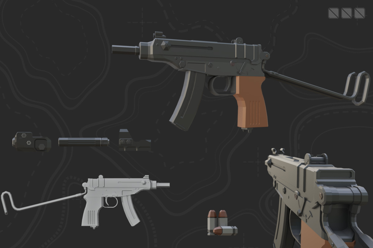 Low Poly Weapon Bundle Pack V