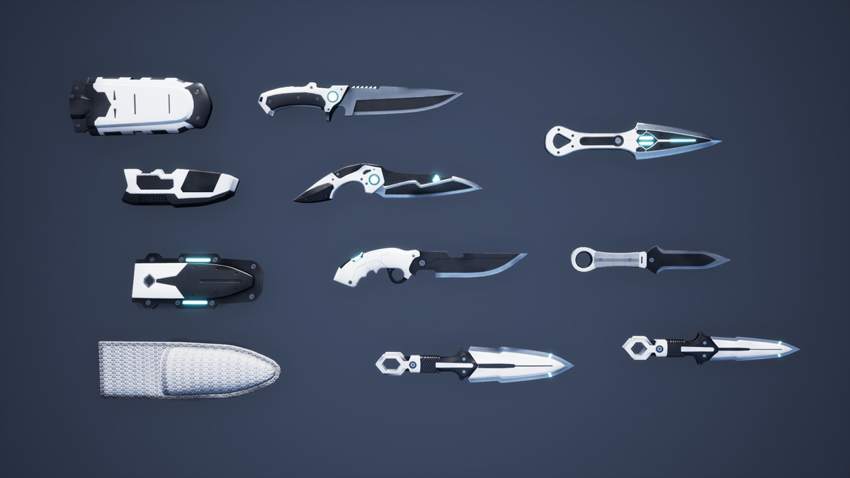 SciFi Melee Weapons Pack