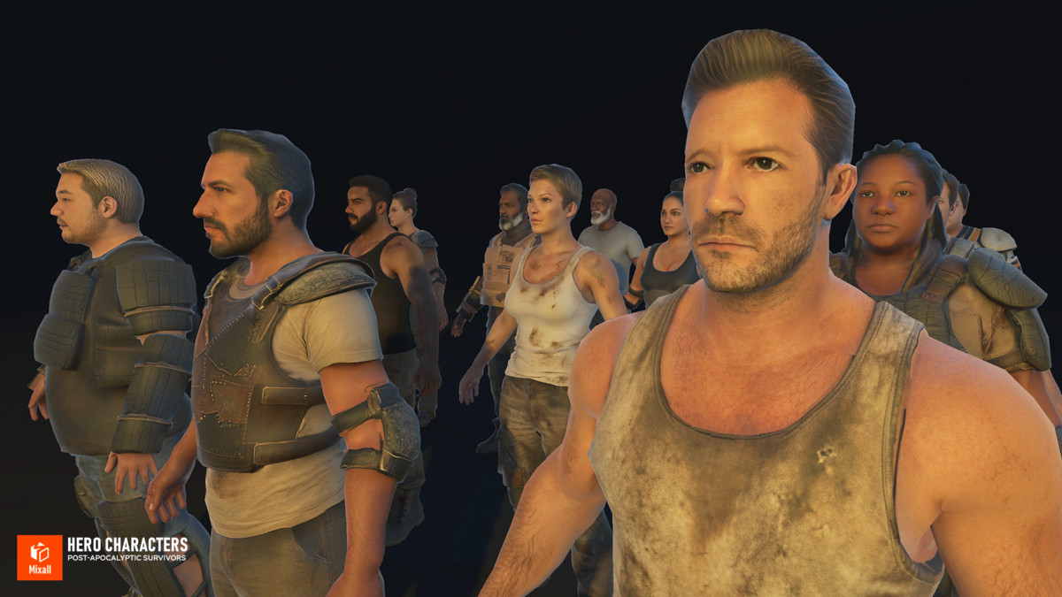 Hero Characters - Post-Apocalyptic Survivors