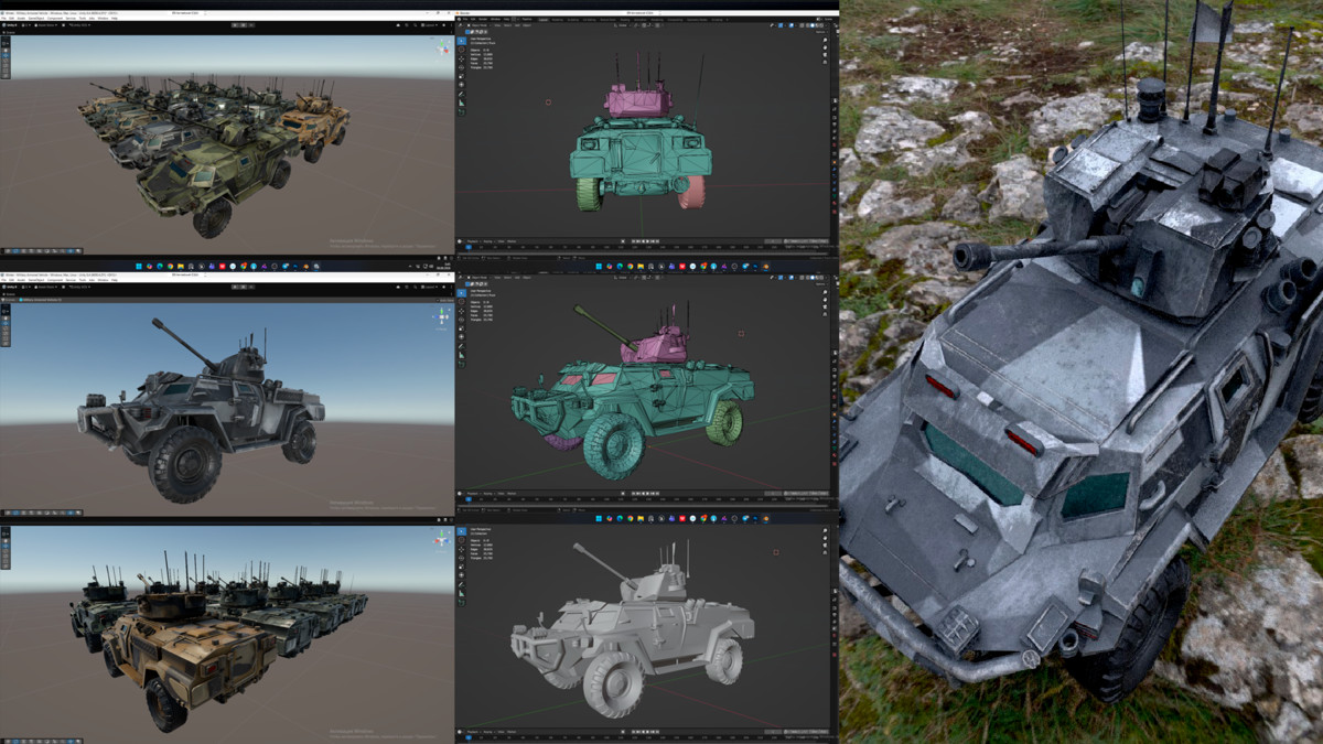 Military Armored Vehicle